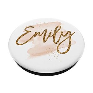 Emily Girls Name Gift Trendy Modern Teen Tween Ladies PopSockets PopGrip: Swappable Grip for Phones & Tablets