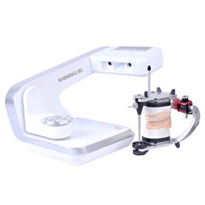 2022 version shining3d [autoscan-ds-ex] dental 3d scanner with multi-function articulator, triple-tray, texture and continuous scanning