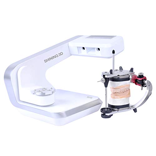 2022 Version Shining3D [AutoScan-DS-EX] Dental 3D Scanner with Multi-Function Articulator, Triple-Tray, Texture and Continuous Scanning