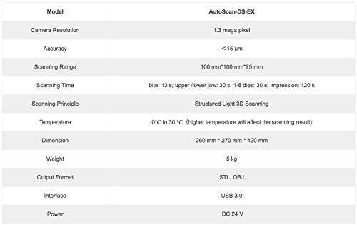 2022 Version Shining3D [AutoScan-DS-EX] Dental 3D Scanner with Multi-Function Articulator, Triple-Tray, Texture and Continuous Scanning