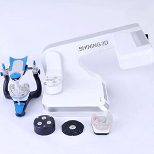 2022 Version Shining3D [AutoScan-DS-EX] Dental 3D Scanner with Multi-Function Articulator, Triple-Tray, Texture and Continuous Scanning