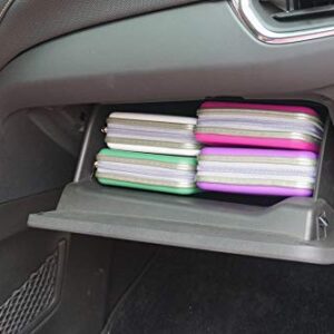 Home Wing 30 Capaity CD/DVD Storage Case DVD Holder Portable DVD Case for Car Trip CD/DVD Collection Kids Pink