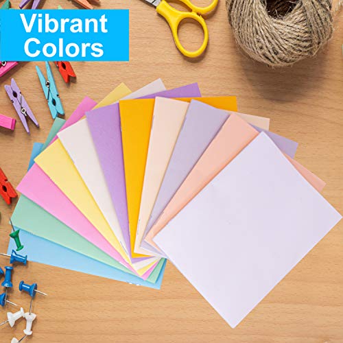 Upper Midland Products 55 Pk Mini Notebooks Journals Blank Paper Books For Kids Students Assorted Vibrant Colors 24 Pages (4.25 x 5.5 Inches) - Bulk Easter Basket Stuffers for Kids Tweens Adults