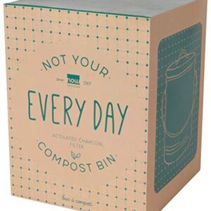 Now Designs Vintage Compost Bin, Ivory