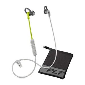 plantronics backbeat fit 305 sweatproof sport earbuds, wireless headphones (green) (renewed)