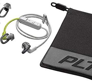 Plantronics BackBeat FIT 305 Sweatproof Sport Earbuds, Wireless Headphones (Green) (Renewed)