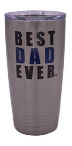 rogue river tactical funny best dad ever large 20 ounce travel tumbler mug cup w/lid dad father husband