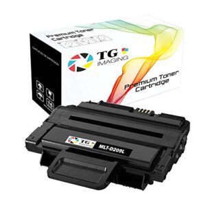 1-pack tg imaging compatible toner cartridge replacement for samsung mltd209l mlt-d209l (5,000 page per cartridge) for ml-2855 scx-4824 scx-4828 toner printer