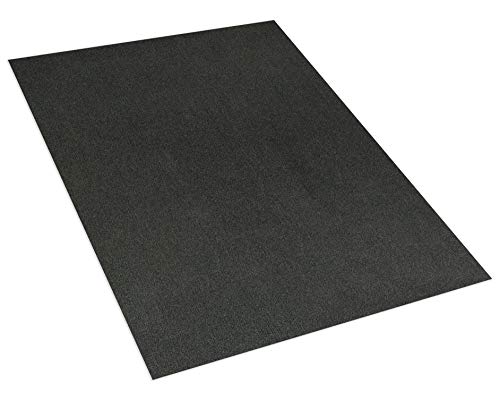 Indoor - Outdoor Area Rugs and Runners Constructed with Superior PET Fiber Made from 100% Purified Recycled Bottles. (9' x 12', Black Ice)