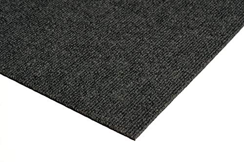 Indoor - Outdoor Area Rugs and Runners Constructed with Superior PET Fiber Made from 100% Purified Recycled Bottles. (9' x 12', Black Ice)