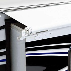recpro rv slide out awning | rv slide topper | slideout awning | fabric only | 46" x 110" | white version