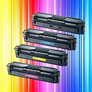 4Benefit (BCYM) Compatible Toner Cartridge Replacement for Samsung 504S CLT-504S for C1810W C1860FW CLP-415NW CLP-470 CLP-475 CLX-4195 CLX-4195FN 4195FW Printer