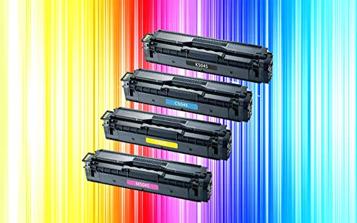 4Benefit (BCYM) Compatible Toner Cartridge Replacement for Samsung 504S CLT-504S for C1810W C1860FW CLP-415NW CLP-470 CLP-475 CLX-4195 CLX-4195FN 4195FW Printer