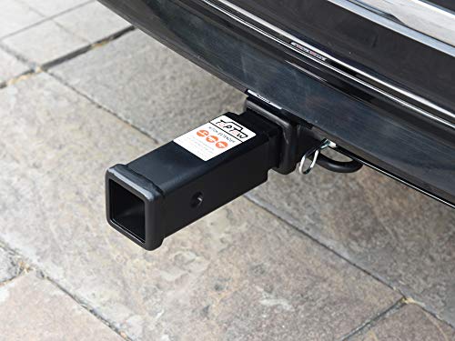 TOPTOW Hitch Extender, Fits for 2 inch Receiver, 7 inch Extension Length, with 5/8 inch Hitch Pin