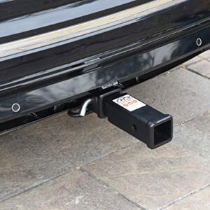 TOPTOW Hitch Extender, Fits for 2 inch Receiver, 7 inch Extension Length, with 5/8 inch Hitch Pin