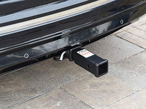 TOPTOW Hitch Extender, Fits for 2 inch Receiver, 7 inch Extension Length, with 5/8 inch Hitch Pin