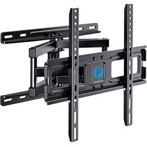 TV Wall Mount Full Motion Articulating Swivel Extension for Most 26-65 Inch Flat Curved TVs with Max VESA 400x400mm up to 88lbs, Wall Mount TV Bracket fits 12,16 inch Wood Stud by Pipishell