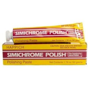 6 Pack Simichrome Polish 1.76 oz Happich Metal Polishing Paste 390050 Bakelite Test