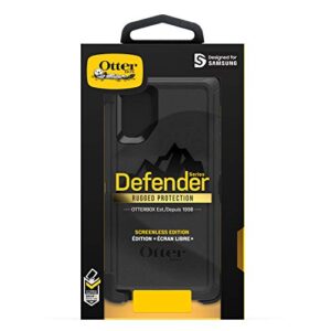 OtterBox Your Carrier to Confirm 5G Network Availability in Your Area Defender Series Case - BLACK, Rugged & Durable, with Port Protection, Includes Holster Clip Kickstand