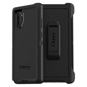 otterbox your carrier to confirm 5g network availability in your area defender series case - black, rugged & durable, with port protection, includes holster clip kickstand