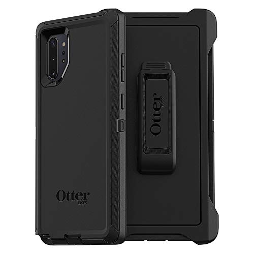 OtterBox Your Carrier to Confirm 5G Network Availability in Your Area Defender Series Case - BLACK, Rugged & Durable, with Port Protection, Includes Holster Clip Kickstand