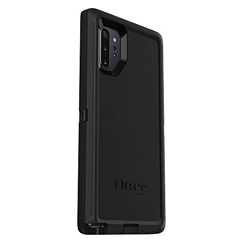 OtterBox Your Carrier to Confirm 5G Network Availability in Your Area Defender Series Case - BLACK, Rugged & Durable, with Port Protection, Includes Holster Clip Kickstand