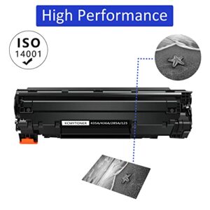 KCMYTONER Compatible Toner Cartridge Replacement for Canon 125 CRG 125 CRG-125 3484B001AA Work with ImageClass LBP6000 LBP6030w MF3010 Printer - Black, 2 Pack