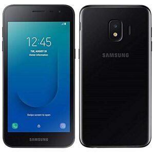 samsung galaxy j2 core 2018 factory unlocked 4g lte (usa latin caribbean) android oreo sm-j260m dual sim 8mp - 8gb (black)