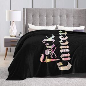 Fuck Cancer Ultra Soft Flannel Fleece All Season Light Weight Living Room/Bedroom Warm Blanket 50"x40"