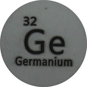 germanium (ge) 24.26mm metal disc 99.999% pure for collection or experiments