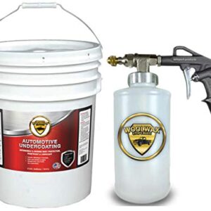 woolwax Lanolin Vehicle undercoating 5 Gallon Pail Black w/PRO Gun & 2 Wands.