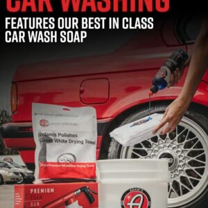 Adam's Arsenal Builder Car Cleaning Kit (6 Item) - Our Best Value Car Detailing Kit | Car Shampoo Wash Soap, Wheel & Tire Cleaner, Total Interior Cleaner, Glass Cleaner. Tire Shine CS3