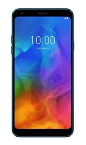 lg q7+ plus q610 (64gb, single-sim, android, 5.5" inch, no cdma, gsm only) factory unlocked 4g/lte smartphone (moroccan blue) - international version (renewed)