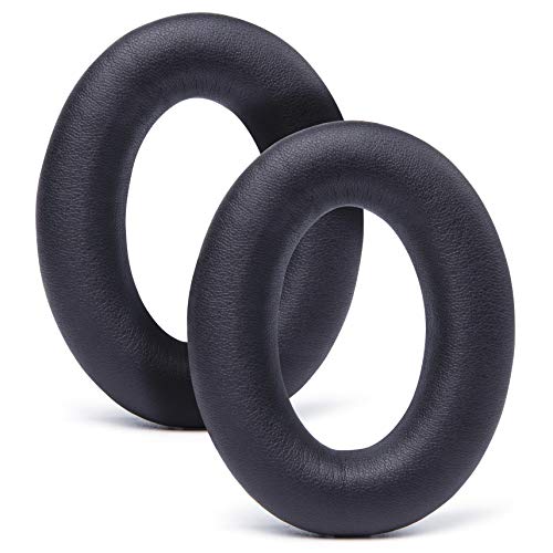 WC Wicked Cushions Premium Replacement Ear Pads for Bose Headphones - Compatible with QC15 / QC25 / QC35 & 35 ii / QC2 / AE2 / AE2i / AE2W / Soundlink - Softer Leather, Luxury Memory Foam | Black