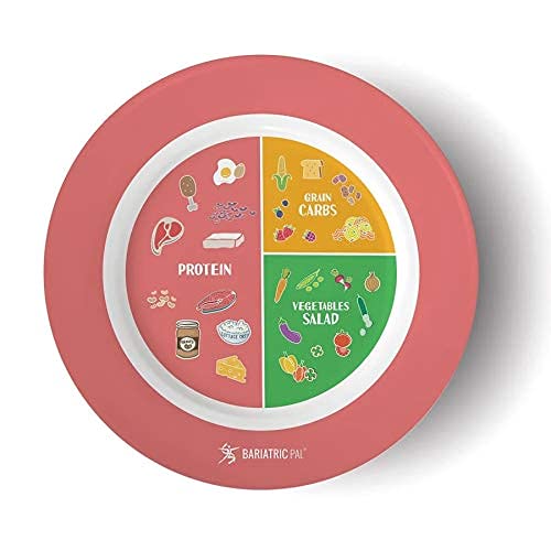 BariatricPal Bariatric Portion Control Plate 2.0 - Pink