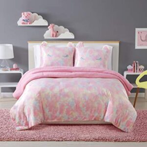 My World Rainbow Sweetie 2-Piece Comforter Set, Multi, Twin XL, Pink Tie Die