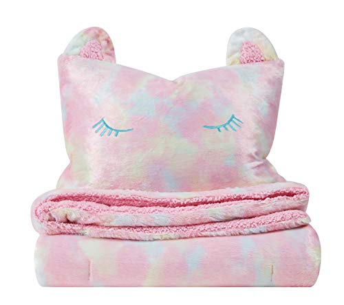 My World Rainbow Sweetie 2-Piece Comforter Set, Multi, Twin XL, Pink Tie Die