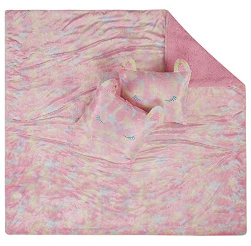 My World Rainbow Sweetie 2-Piece Comforter Set, Multi, Twin XL, Pink Tie Die