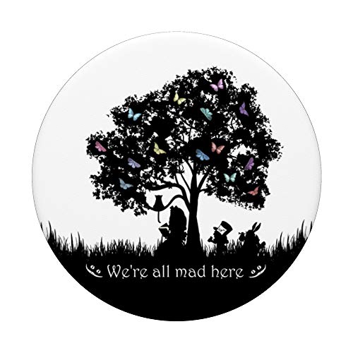 We're All Mad Here - Alice In Wonderland PopSockets PopGrip: Swappable Grip for Phones & Tablets