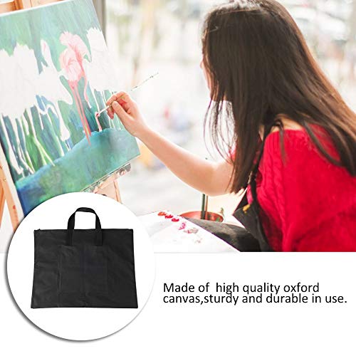 Waterproof Artist Portfolio Case Drawing Sketching Board Tote Bag Multipurpose Art Supplies Carry Bag A2 Drawing Painting Board Storage Shoulder Bag Thick Canvas Tote Art Case Zipper Bag,26.8" x 20.9"