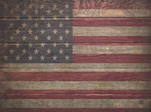 patriotic usa wood flag look design glass cutting board decorative american united states of america rustic design