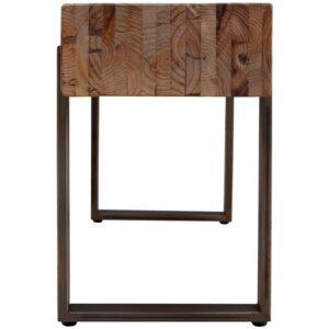 Southern Enterprises Dunlin Bench, Brown