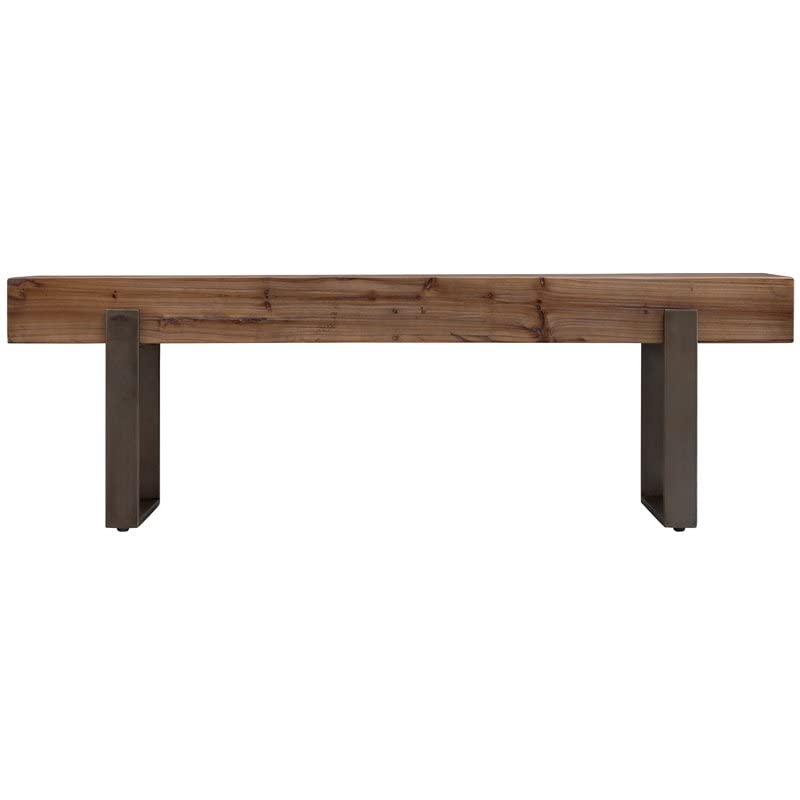 Southern Enterprises Dunlin Bench, Brown