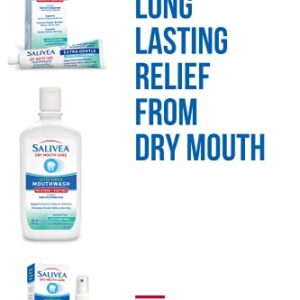 SALIVEA Dry Mouth Toothpaste - Soothing Mint Toothpaste with Natural Salivary Enzymes - Gentle Toothpaste to Aid Dry Mouth Care - Natural, Paraben Free Dry Mouth Toothpaste - Mint Flavor (2 Pack)