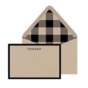 Southworth Notecard Set with Lined Envelopes, 4” x 6”, Farmhouse Chic 6-Card Assortment, 96 Count (91655)