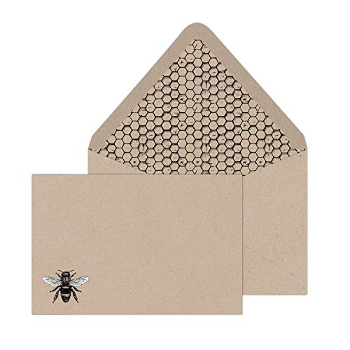 Southworth Notecard Set with Lined Envelopes, 4” x 6”, Farmhouse Chic 6-Card Assortment, 96 Count (91655)