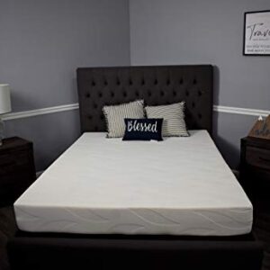 American Mattress Company 8" Graphite Infused Memory Foam-Sleeps Cooler-100% Made in The USA-Medium Firm (Custom (King +))