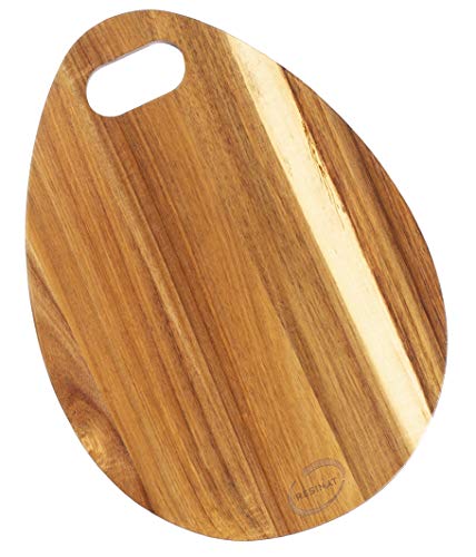 Large 16" x 12" Acacia Wood Charcuterie Board,Cheese Board and Knife Set in Gift box.Serving Platter,Grazing plate, reversible, Cutting Board, kitchen decor