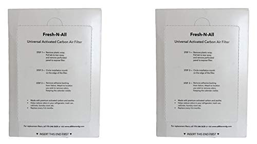 Fresh-N-All Refrigerator Deodorizer - Fridge and Freezer Odor Eliminator - Outperforms Baking Soda (2 Pack)