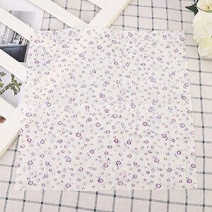 7pcs Different Pattern Patchwork Fabric 100% Cotton Batiks Sewing Scrapbooking Quilting Artcraft for Sewing Craft Cloth DIY Wallet Cushion Cover(5050cm)